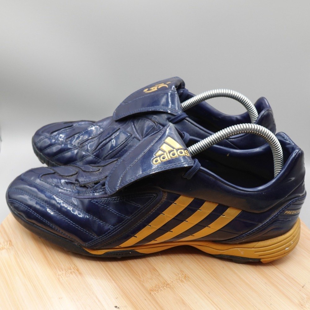 Adidas Shoes Mens 11 Blue Predator Absolute TRX TF David Beckham Soccer Cleats